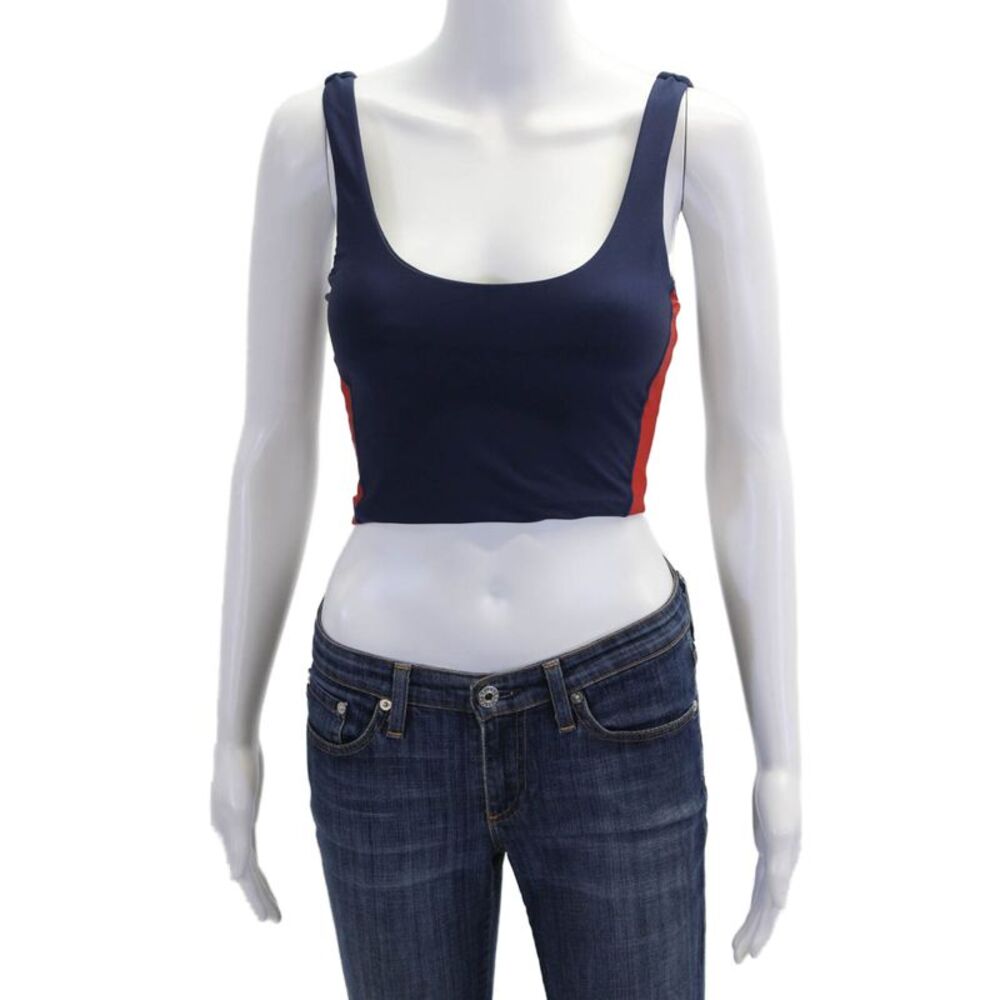 The Upside Women's Scoop Neck Sleeveless Color Block Sport Bra Size 4